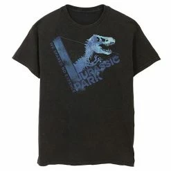 Licensed Character Men's Jurassic Park We Spared No Expense Blue Mist Tee Silver -Licensed Character Shop unnamed file 24615