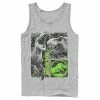 Licensed Character Men's Jurassic World Two Raptor T-Rex Camo Scratch Tank Royal -Licensed Character Shop unnamed file 24629