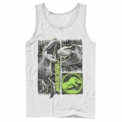 Licensed Character Men's Jurassic World Two Raptor T-Rex Camo Scratch Tank Royal -Licensed Character Shop unnamed file 24630