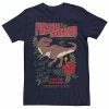 Licensed Character Men's Jurassic Park Spanish Opening Day Poster Tee Black