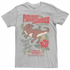 Licensed Character Men's Jurassic Park Spanish Opening Day Poster Tee Black -Licensed Character Shop unnamed file 24663