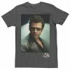 Licensed Character Men's Jurassic Park Ian Malcolm Head Shot Photo Graphic Tee Red Heather -Licensed Character Shop unnamed file 24677