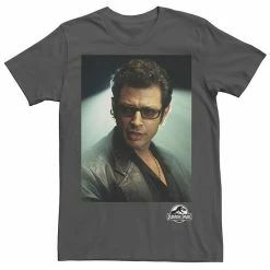 Licensed Character Men's Jurassic Park Ian Malcolm Head Shot Photo Graphic Tee Red Heather -Licensed Character Shop unnamed file 24681