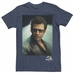 Licensed Character Men's Jurassic Park Ian Malcolm Head Shot Photo Graphic Tee Red Heather -Licensed Character Shop unnamed file 24682