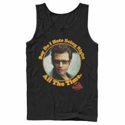 Licensed Character Men's Jurassic Park Hate Being Right All The Time Tank Charcoal -Licensed Character Shop unnamed file 24692