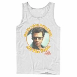 Licensed Character Men's Jurassic Park Hate Being Right All The Time Tank Charcoal -Licensed Character Shop unnamed file 24694