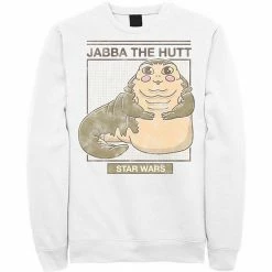 Licensed Character Men's Star Wars Jabba The Hutt Cartoon Cute Portrait Grid Sweatshirt Athletic Heather 11 Licensed Character Men's Star Wars Jabba The Hutt Cartoon Cute Portrait Grid Sweatshirt Athletic Heather -Licensed Character Shop unnamed file 24700