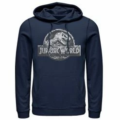 Licensed Character Men's Jurassic World Two Return Stone Logo Hoodie Charcoal Heather -Licensed Character Shop unnamed file 24705