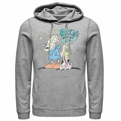 Licensed Character Men's Nickelodeon Rocko's Modern Life Show Intro Hoodie Navy