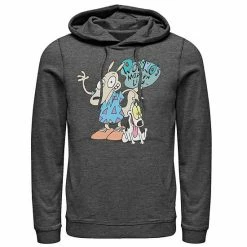 Licensed Character Men's Nickelodeon Rocko's Modern Life Show Intro Hoodie Navy -Licensed Character Shop unnamed file 24730