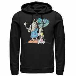 Licensed Character Men's Nickelodeon Rocko's Modern Life Show Intro Hoodie Navy -Licensed Character Shop unnamed file 24732