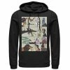 Licensed Character Men's Disney Villains Comic Style Portrait Panels Hoodie Navy -Licensed Character Shop unnamed file 24733