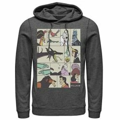 Licensed Character Men's Disney Villains Comic Style Portrait Panels Hoodie Navy -Licensed Character Shop unnamed file 24737