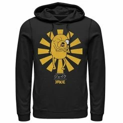 Licensed Character Men's Adventure Time Jake The Dog Kanji Portrait Graphic Pullover Graphic Hoodie Navy -Licensed Character Shop unnamed file 24780