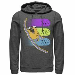 Licensed Character Men's Cartoon Network Adventure Time Jake Emotions Hoodie Navy -Licensed Character Shop unnamed file 24801