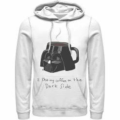 Licensed Character Men's Star Wars Darth Vader Mug I Like My Coffee On The Dark Side Hoodie Athletic Heather -Licensed Character Shop unnamed file 24804