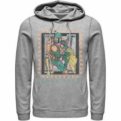 Licensed Character Men's Star Wars Boba Fett Stamp Hoodie White -Licensed Character Shop unnamed file 24812
