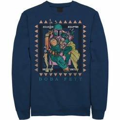 Licensed Character Men's Star Wars Boba Fett Stamp Sweatshirt Royal 11 Licensed Character Men's Star Wars Boba Fett Stamp Sweatshirt Royal -Licensed Character Shop unnamed file 24831
