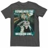 Licensed Character Men's Star Wars Millennium Falcon Flying Into The Weekend Like Tee Charcoal Heather -Licensed Character Shop unnamed file 24842