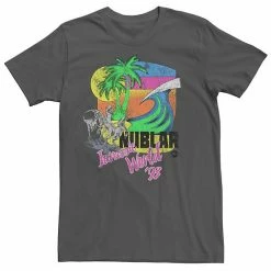 Licensed Character Men's Jurassic World Isla Nublar Raptor Beach Graphic Tee Kelly