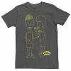 Licensed Character Men's Beavis & Butthead Neon Outline Tee Navy Heather -Licensed Character Shop unnamed file 24859