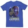 Licensed Character Men's Marvel What If Cap And Watcher Zombie Poster Tee Black -Licensed Character Shop unnamed file 24875