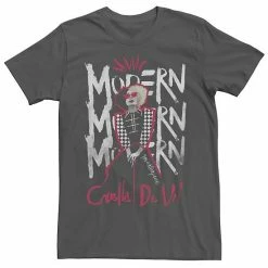 Licensed Character Men's Disney Cruella De Vil Modern Stack Tee Charcoal -Licensed Character Shop unnamed file 24882