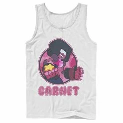 Licensed Character Men's Cartoon Network Steven Universe Garnet Circle Portrait Tank Navy -Licensed Character Shop unnamed file 24893