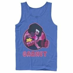 Licensed Character Men's Cartoon Network Steven Universe Garnet Circle Portrait Tank Navy -Licensed Character Shop unnamed file 24895