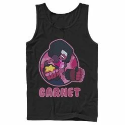 Licensed Character Men's Cartoon Network Steven Universe Garnet Circle Portrait Tank Navy -Licensed Character Shop unnamed file 24896