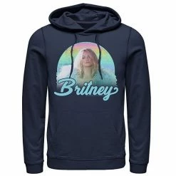 Licensed Character Men's Britney Spears Pastel Rainbow Portrait Hoodie Red -Licensed Character Shop unnamed file 24904
