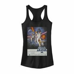 Licensed Character Juniors'Star Wars Spanish Movie Poster Tank Black -Licensed Character Shop unnamed file 24912