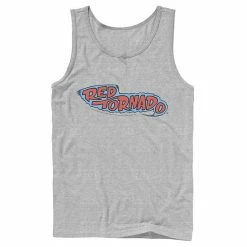Licensed Character Men's DC Comics Red Tornado Text Logo Poster Tank Top -Licensed Character Shop unnamed file 24918