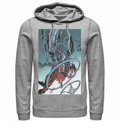 Licensed Character Men's DC Comics Superman Mechanics Comic Poster Hoodie Navy -Licensed Character Shop unnamed file 24922