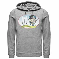 Licensed Character Men's DC Comics The Penguin Jingle Bells Batman Smells Christmas Hoodie Athletic Heather -Licensed Character Shop unnamed file 24927