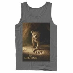 Licensed Character Men's Disney The Lion King Simba Paw Live Action Movie Poster Tank Black -Licensed Character Shop unnamed file 24930