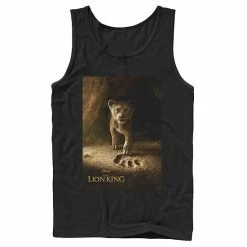 Licensed Character Men's Disney The Lion King Simba Paw Live Action Movie Poster Tank Black -Licensed Character Shop unnamed file 24931
