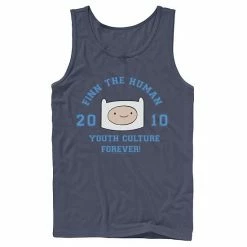 Licensed Character Men's Cartoon Network Adventure Time Finn The Human Youth Culture Forever Tank Athletic Heather -Licensed Character Shop unnamed file 24950