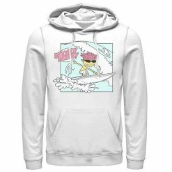 Licensed Character Men's Nickelodeon Rocket Power Otto Woogidy Woogidy Surfs Up Hoodie White -Licensed Character Shop unnamed file 24954