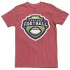 Licensed Character Men's ESPN Fantasy Football Left Chest Logo Tee Red Heather -Licensed Character Shop unnamed file 24963