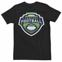 Licensed Character Men's ESPN Fantasy Football Left Chest Logo Tee Red Heather -Licensed Character Shop unnamed file 24966
