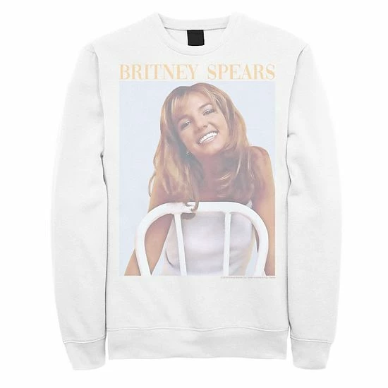 Licensed Character Men's Britney Spears Album Cover Poster Sweatshirt Navy 9 Licensed Character Men's Britney Spears Album Cover Poster Sweatshirt Navy - Image 7