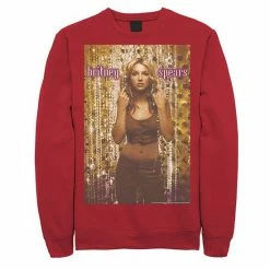 Licensed Character Men's Britney Spears Oops I Did It Again Postere Sweatshirt White -Licensed Character Shop unnamed file 25021