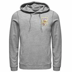 Licensed Character Men's RugRats Character Circle Logo Hoodie Black -Licensed Character Shop unnamed file 25032