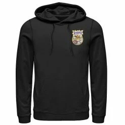 Licensed Character Men's RugRats Character Circle Logo Hoodie Black -Licensed Character Shop unnamed file 25034