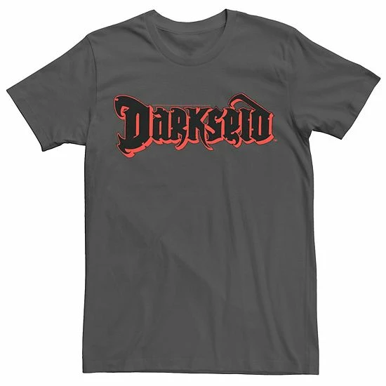 Licensed Character Men's DC Comics Darkseid Text Logo Poster Tee Charcoal 3 Licensed Character Men's DC Comics Darkseid Text Logo Poster Tee Charcoal