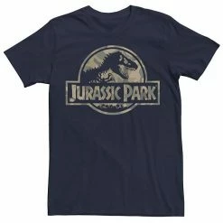 Licensed Character Men's Jurassic Park Camo Logo Tee Charcoal -Licensed Character Shop unnamed file 25078