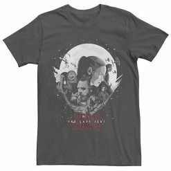 Licensed Character Men's Star Wars The Last Jedi Tonal Poster Tee Charcoal Heather -Licensed Character Shop unnamed file 25081