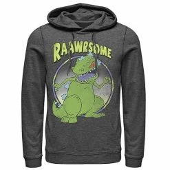 Licensed Character Men's RugRats Reptar Raawrsome Hoodie Black -Licensed Character Shop unnamed file 25087