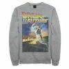 Licensed Character Men's Back To The Future Classic Poster Sweatshirt Royal